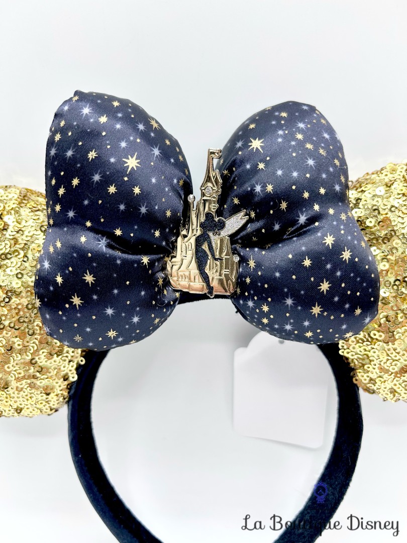 Serre-tête-Oreilles-Minnie-Mouse-30-ème-anniversaire-Disneyland-30-ans-Disney-ears-sequins-dorés (4)