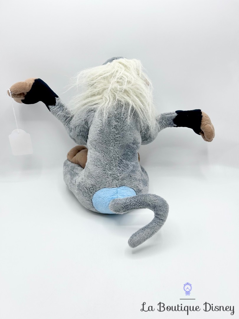 Peluche-Rafiki-Disneyland-Paris-Disney-Le-Roi-Lion-singe-gris-zen-32-cm (5)