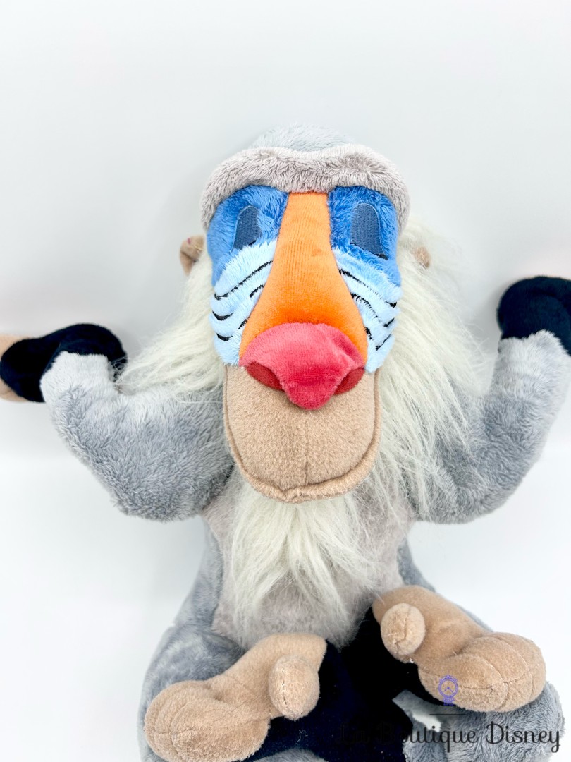 Peluche-Rafiki-Disneyland-Paris-Disney-Le-Roi-Lion-singe-gris-zen-32-cm (6)