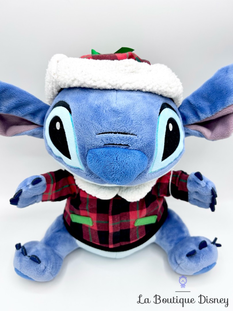 Peluche-Stitch-Noël-Disney-Store-2017-Lilo-et-Stitch-monstre-bleu-manteau-carreaux-32-cm (4)