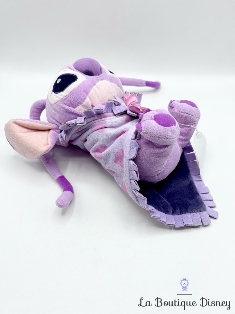 Peluche-Angel-Disney-Babies-Disneyland-Paris-monstre-rose-couffin-couverture-fleur (7)