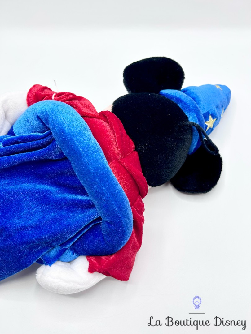 Peluche-Mickey-Mouse-Fantasia-chapeau-Disneyland-Paris-Disney-magicien-rouge-bleu-64-cm (5)