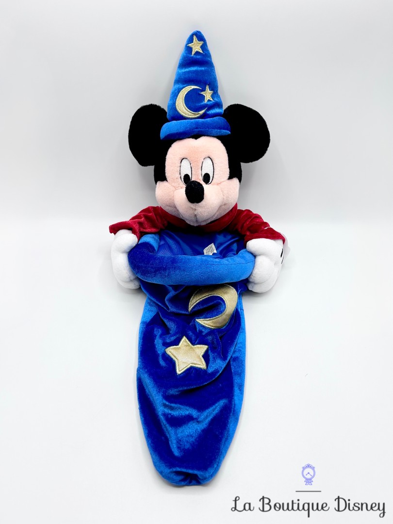 Peluche-Mickey-Mouse-Fantasia-chapeau-Disneyland-Paris-Disney-magicien-rouge-bleu-64-cm (3)