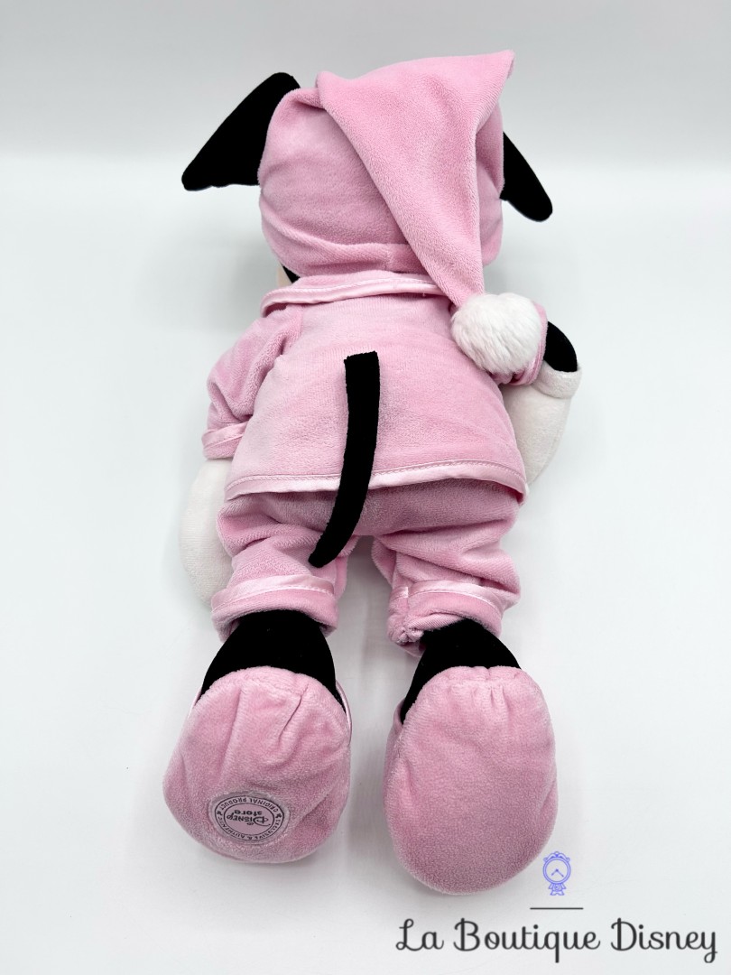 Peluche-Minnie-Mouse-Pyjama-Disney-Store-rose-doudou-écusson-42-cm (6)
