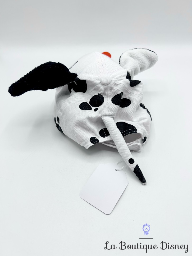 Casquette-Patch-Les-101-Dalmatiens-Disneyland-Paris-Disney-chapeau-chien-blanc (5)