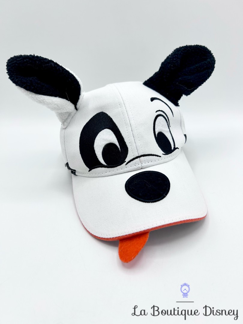 Casquette-Patch-Les-101-Dalmatiens-Disneyland-Paris-Disney-chapeau-chien-blanc (3)