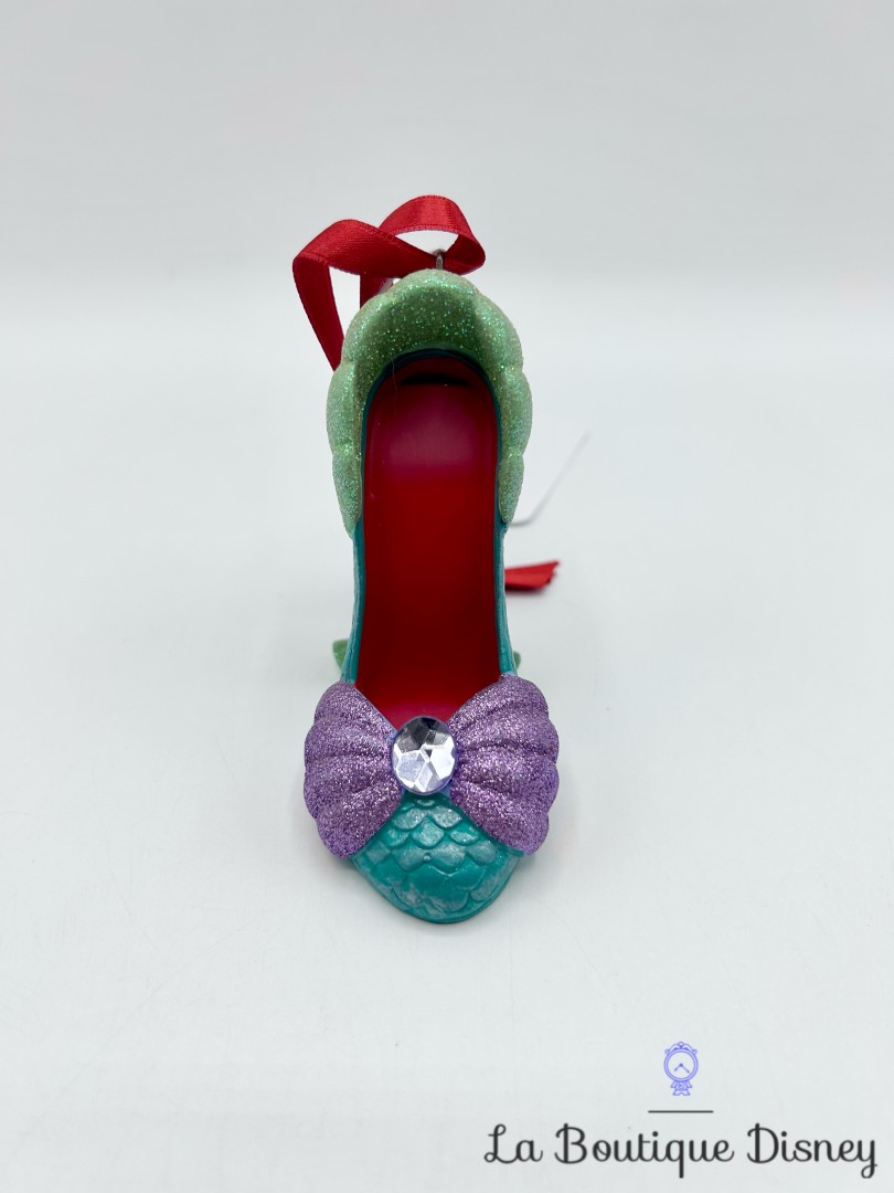 Ornement-Noël-Mini-Chaussure-Ariel-décorative-Disney-Parks-La-Petite-Sirène-Runway-Shoe-boule-suspension (1)
