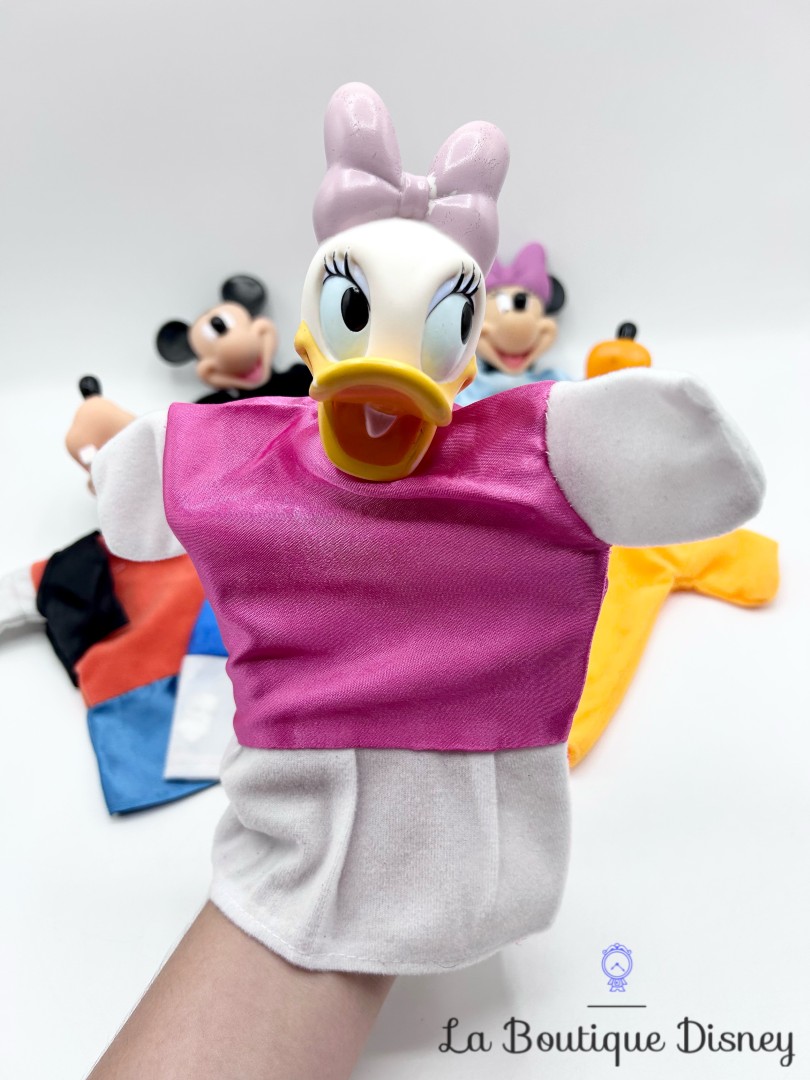 Marionnettes-Mickey-et-ses-amis-Disney-main-vintage-Donald-Daisy-Dingo-Pluto-Minnie (6)