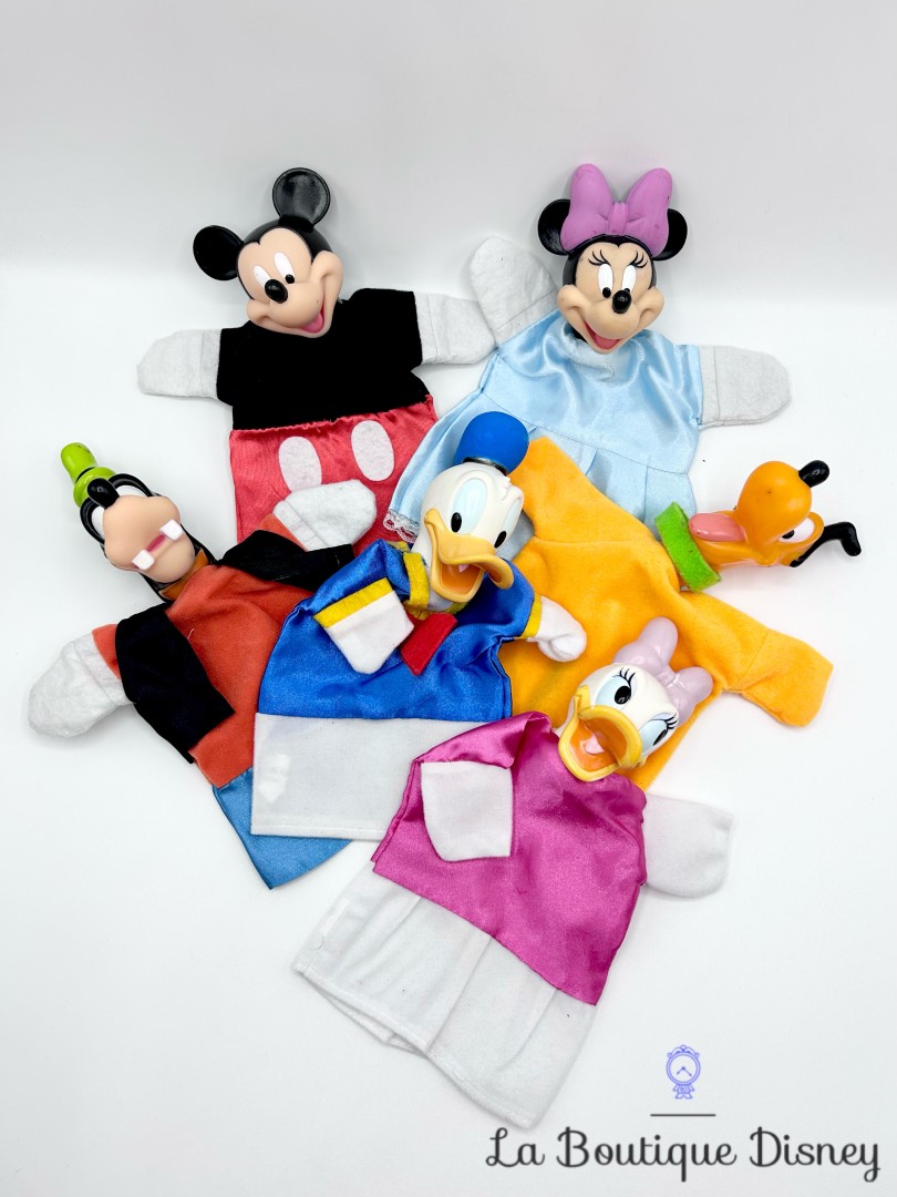 Marionnettes-Mickey-et-ses-amis-Disney-main-vintage-Donald-Daisy-Dingo-Pluto-Minnie (2)