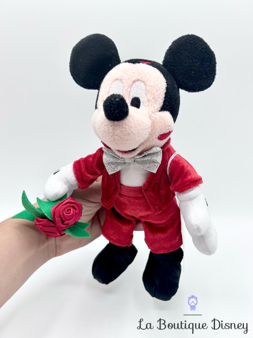 Peluche-Mickey-Mouse-Saint-Valentin-Disneyland-Paris-Disney-costume-rouge-23-cm (2)