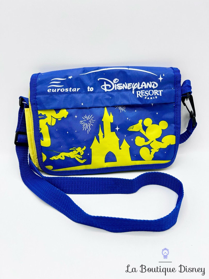 Sac-à-bandoulière-Eurostar-Disneyland-Paris-Disney-train-pochette-bleu-vintage (2)