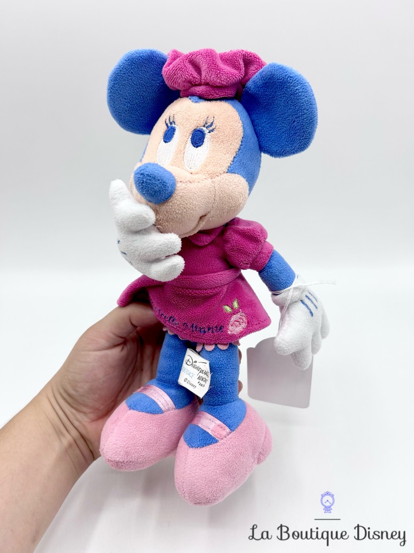 Peluche-Mademoiselle-Minnie-Disneyland-Resort-Paris-Disney-rose-aimant-26-cm (5)