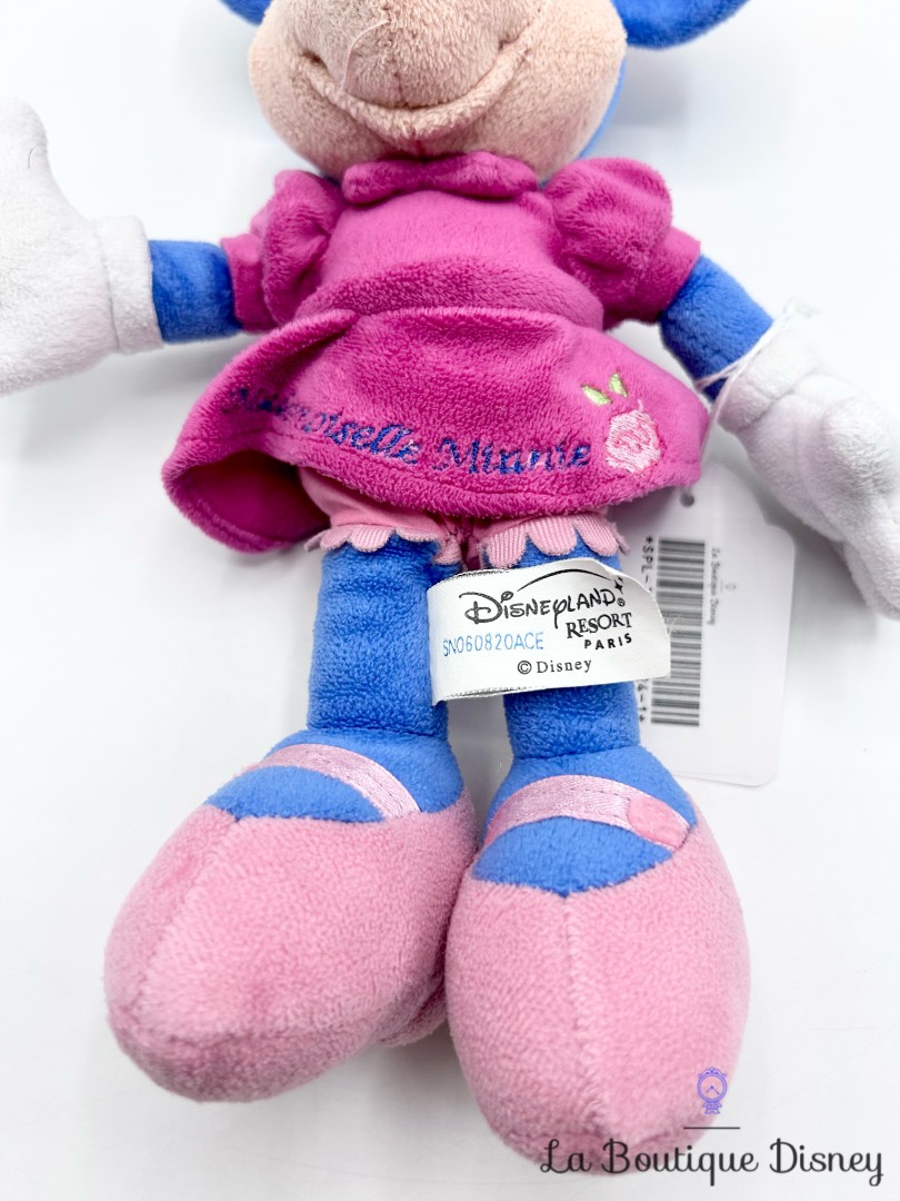 Peluche-Mademoiselle-Minnie-Disneyland-Resort-Paris-Disney-rose-aimant-26-cm (1)