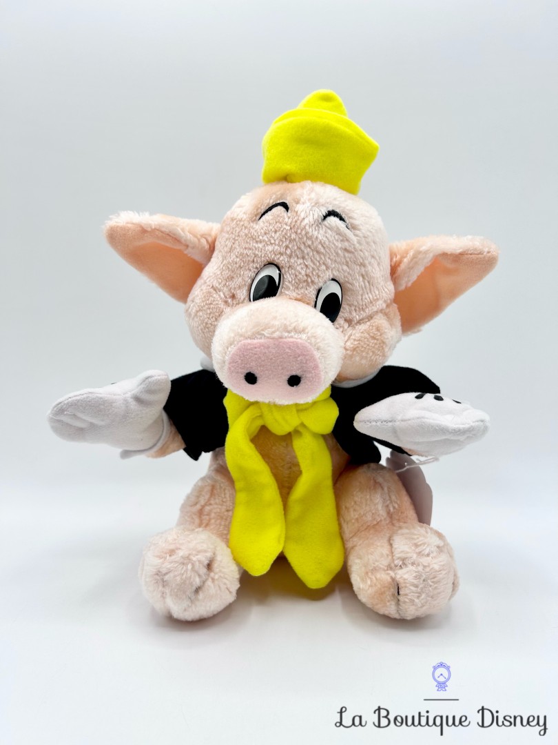 Peluche-Nif-Nif-Les-Trois-Petits-Cochons-Euro-Disney-jaune-vintage-26-cm (3)
