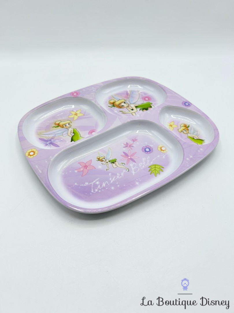 Assiette-compartiments-Fée-Clochette-Tinker-Bell-Disneyland-Paris-Disney-plastique-violet (5)