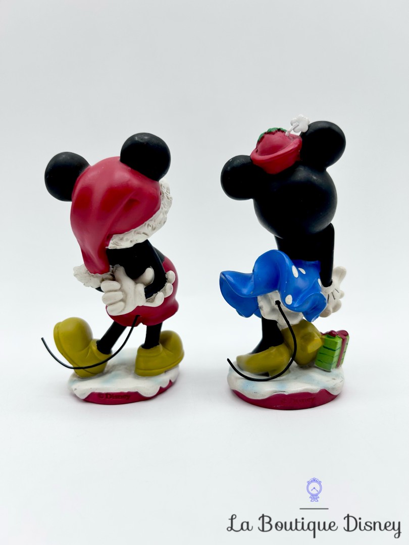 Figurines-Mickey-Minnie-Mouse-Noël-Disneyland-Paris-Disney-résine-vintage (1)