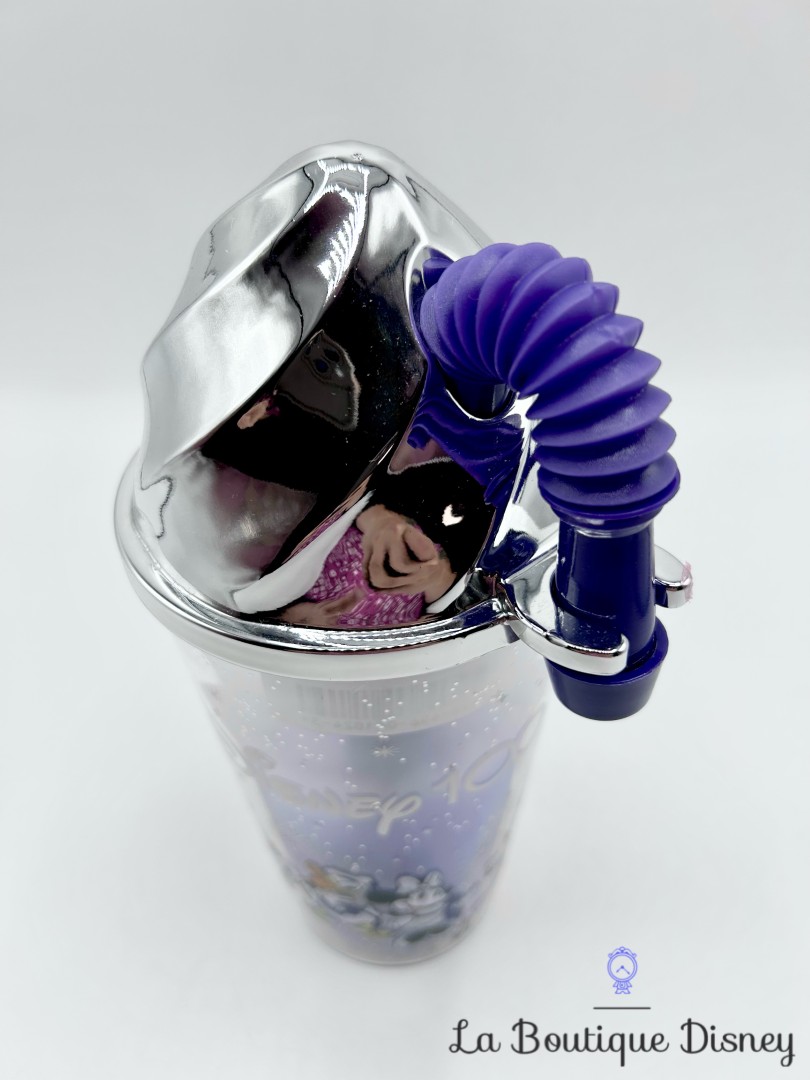 Gobelet-paille-Mickey-et-ses-Amis-Disney-100-Disneyland-Paris-verre-plastique-violet (4)