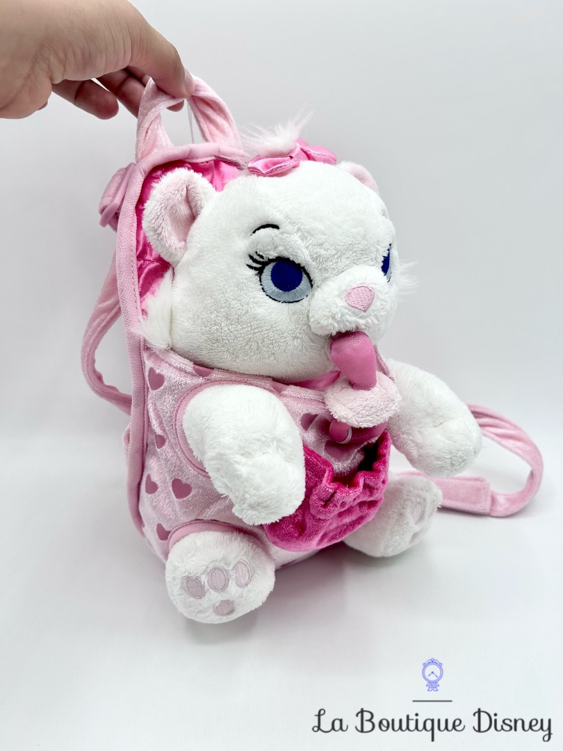 Peluche-Marie-sac-à-dos-Disneyland-Paris-Disney-Les-Aristochats-chat-blanc-tétine-24-cm (8)
