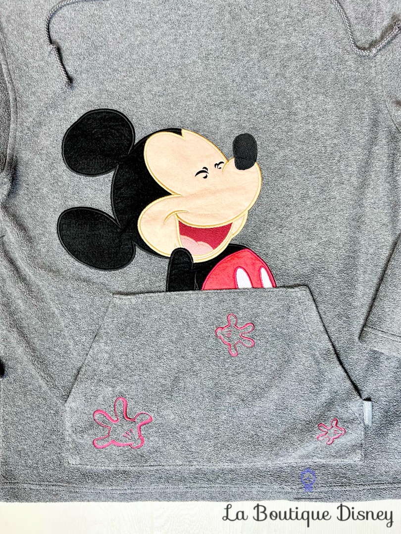 Sweat-polaire-Mickey-Mouse-Disneyland-Paris-Disney-taille-M-gris-capuche-mixte (1)