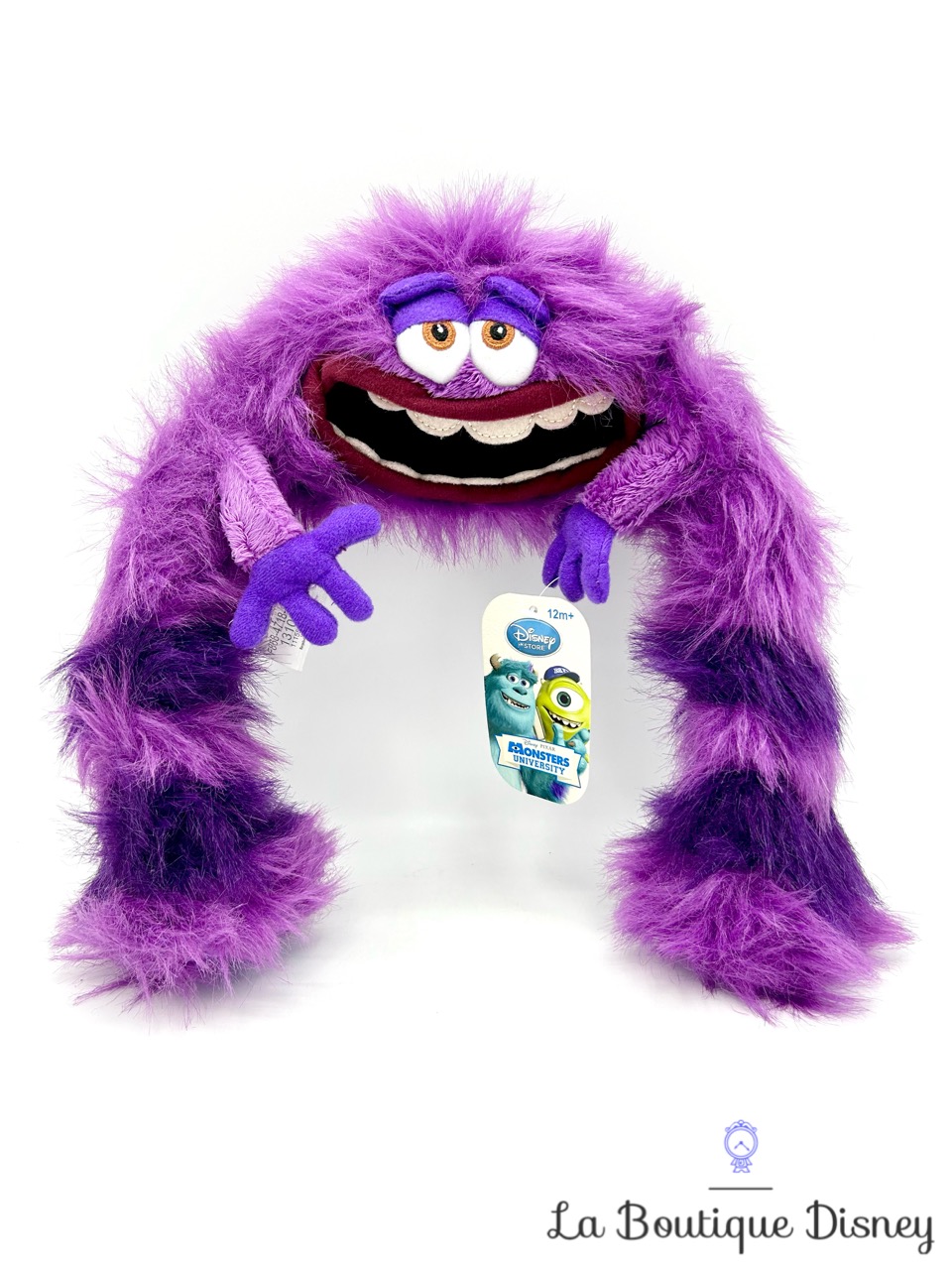 peluche-art-monstre-violet-disney-store-écusson-monsters-university-0