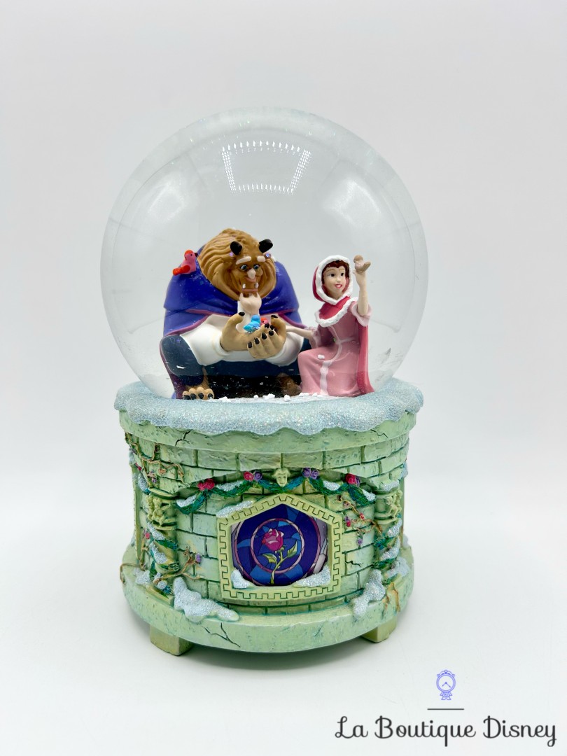 Boule à neige musicale La Belle et la Bête Disney Store 2017 snow globe Something There