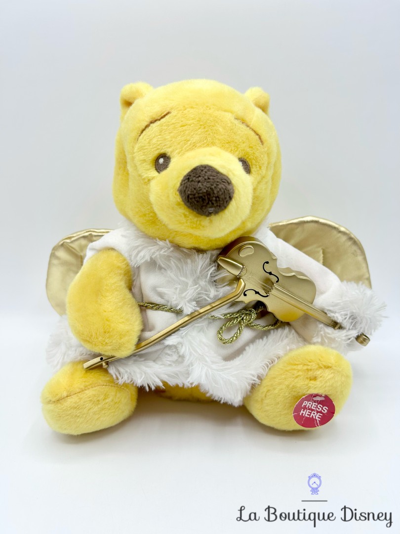 Peluche-Animée-Winnie-ourson-Ange-Disneyland-Paris-Disney-Noel-musicale-automate-28-cm (5)
