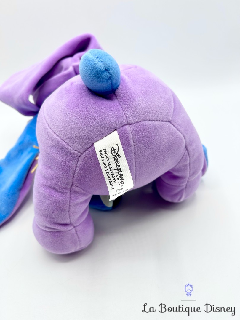 Peluche-Stitch-Souillon-Disneyland-2019-Disney-pyjama-violet-biberon-Ohana-30-cm (1)