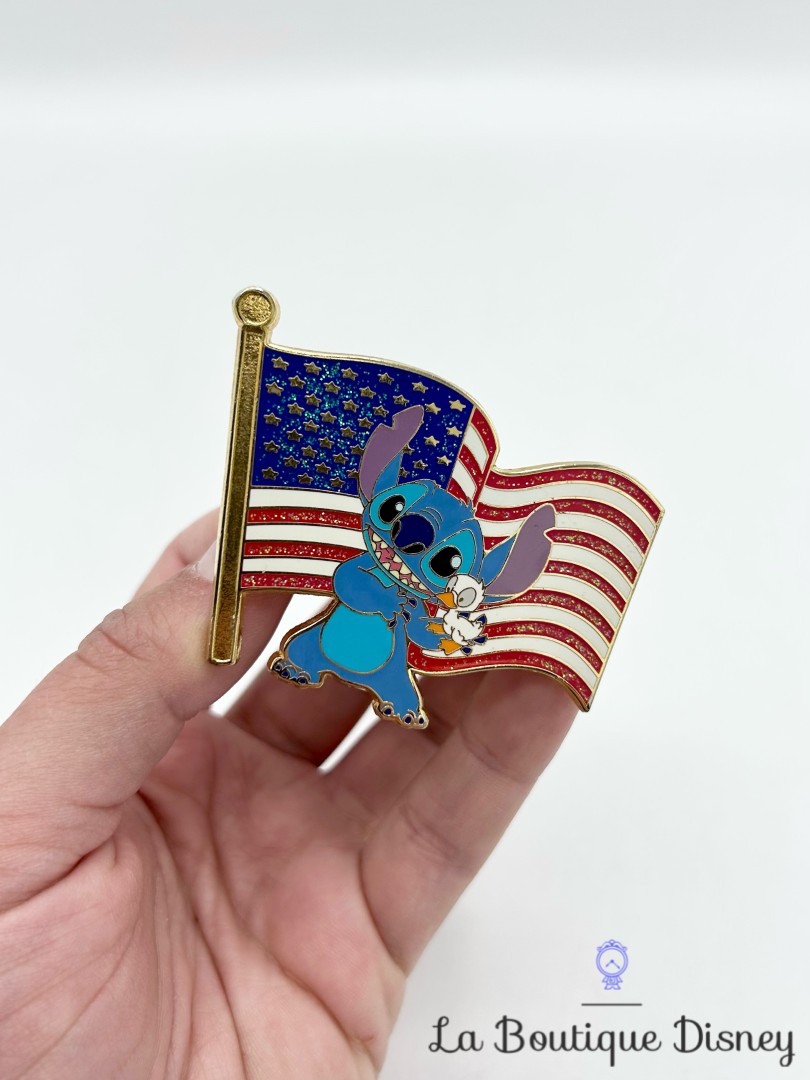 Pin-Stitch-and-Ducklings-Old-Glory-Disney-American-Flag-Edition-limitée-125-EX-Disney-Store-2009-drapeau-70734(1)