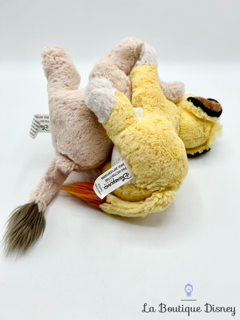 Peluches-Simba-Nala-Le-Roi-Lion-Disneyland-Paris-2017-Disney-jaune-couple-22-cm (4)