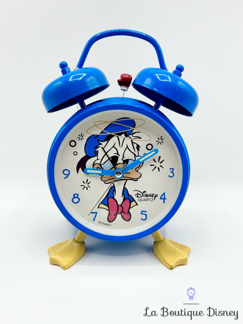 Réveil-Donald-Duck-Disney-Store-Quartz-horloge-bleu-blanc (2)
