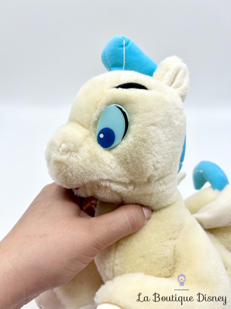 Peluche-Pégase-cheval-ailé-Hercule-Disney-Jemini-blanc-bleu-pochette-vintage-23-cm (7)