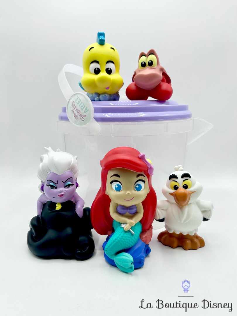 Jouet-Figurines-de-Bain-La-Petite-Sirène-Disneyland-2022-Disney-Princess-Ariel-Ursula-Eureka-Polochon-Sebastien (3)