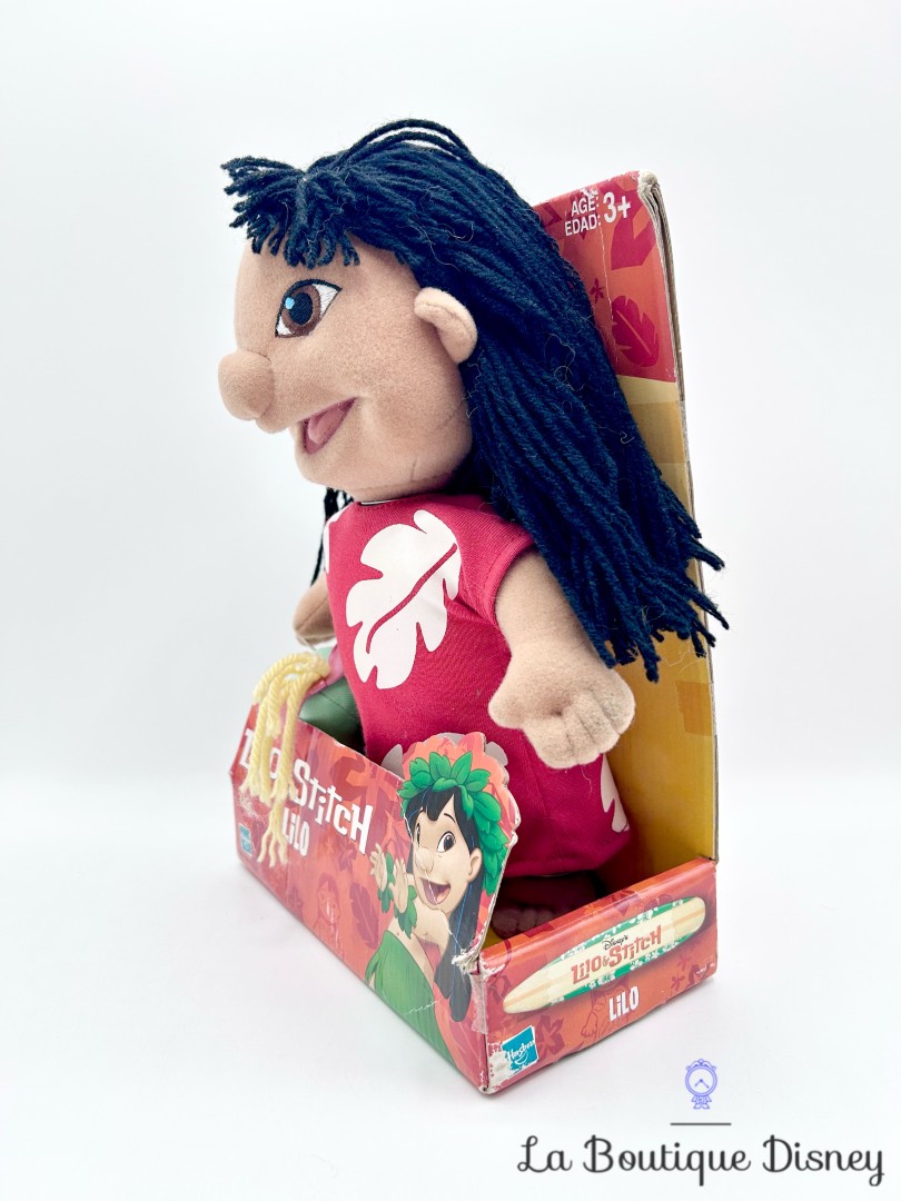 Peluche-Lilo-Souillon-Disney-Hasbro-2002-Lilo-et-Stitch-fille-robe-rouge-30-cm (5)