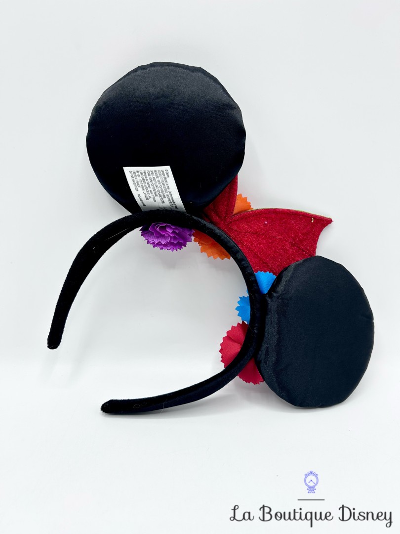 Serre tête-Oreilles-Minnie-Coco-Dia-de-Los-Muertos-Halloween-2019-Disneyland-Disney-ears-fleurs (1)