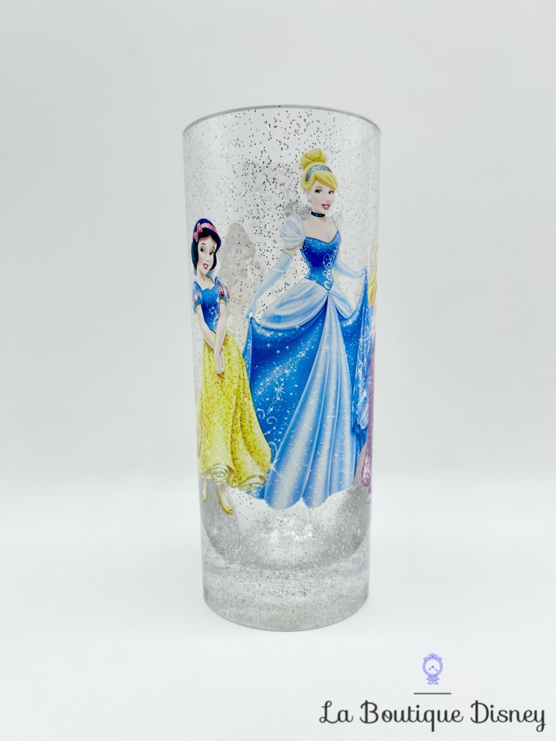 Verre-Princesses-Blanche-Neige-Cendrillon-Raiponce-Tiana-Belle-Disneyland-Paris-Disney-paillettes-plastique (4)