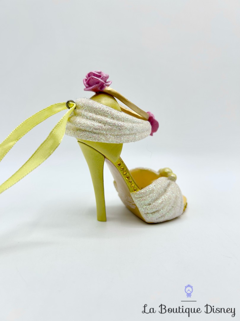 Ornement-Noël-Mini-Chaussure-Belle-décorative-Disney-Parks-Disneyland-La-Belle-et-la-Bête-Runway-Shoe-boule-suspension (1)