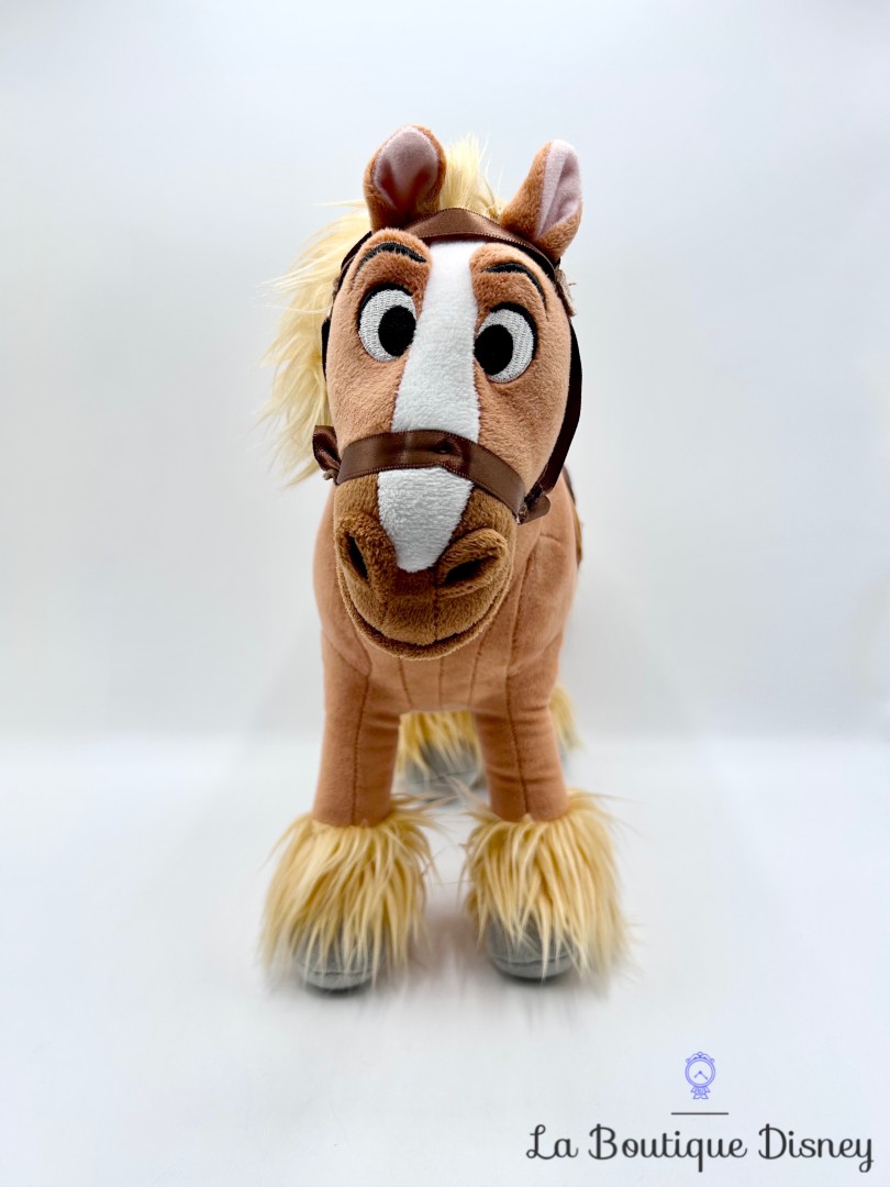 Peluche-Philibert-cheval-La-Belle-et-la-Bête-Disney-Store-2016-marron-écusson-40-cm (3)