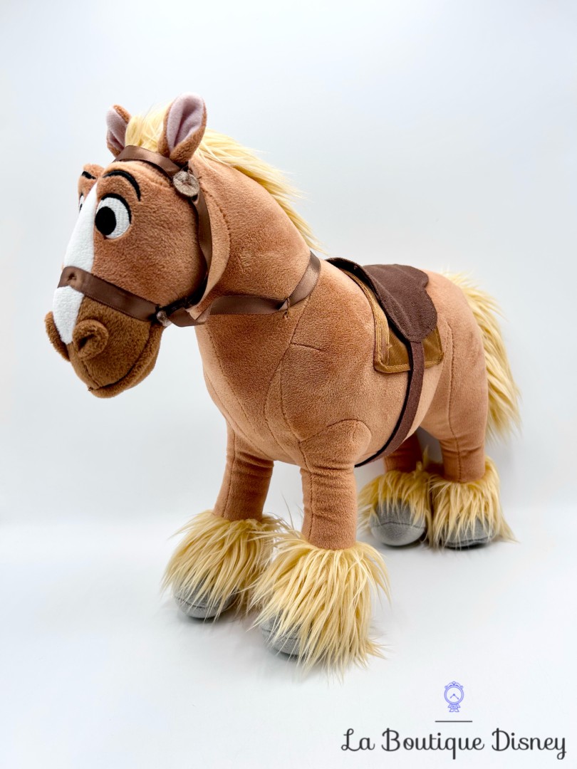 Peluche-Philibert-cheval-La-Belle-et-la-Bête-Disney-Store-2016-marron-écusson-40-cm (2)