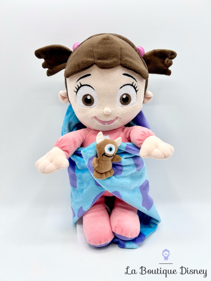 Peluche-Bouh-Monstres-et-Cie-Disney-Babies-Disneyland-Boo-couffin-couverture-bleu-Little-Mikey  (3)