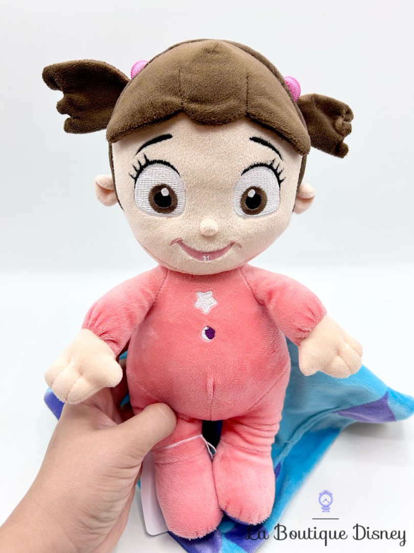Peluche-Bouh-Monstres-et-Cie-Disney-Babies-Disneyland-Boo-couffin-couverture-bleu-Little-Mikey  (5)