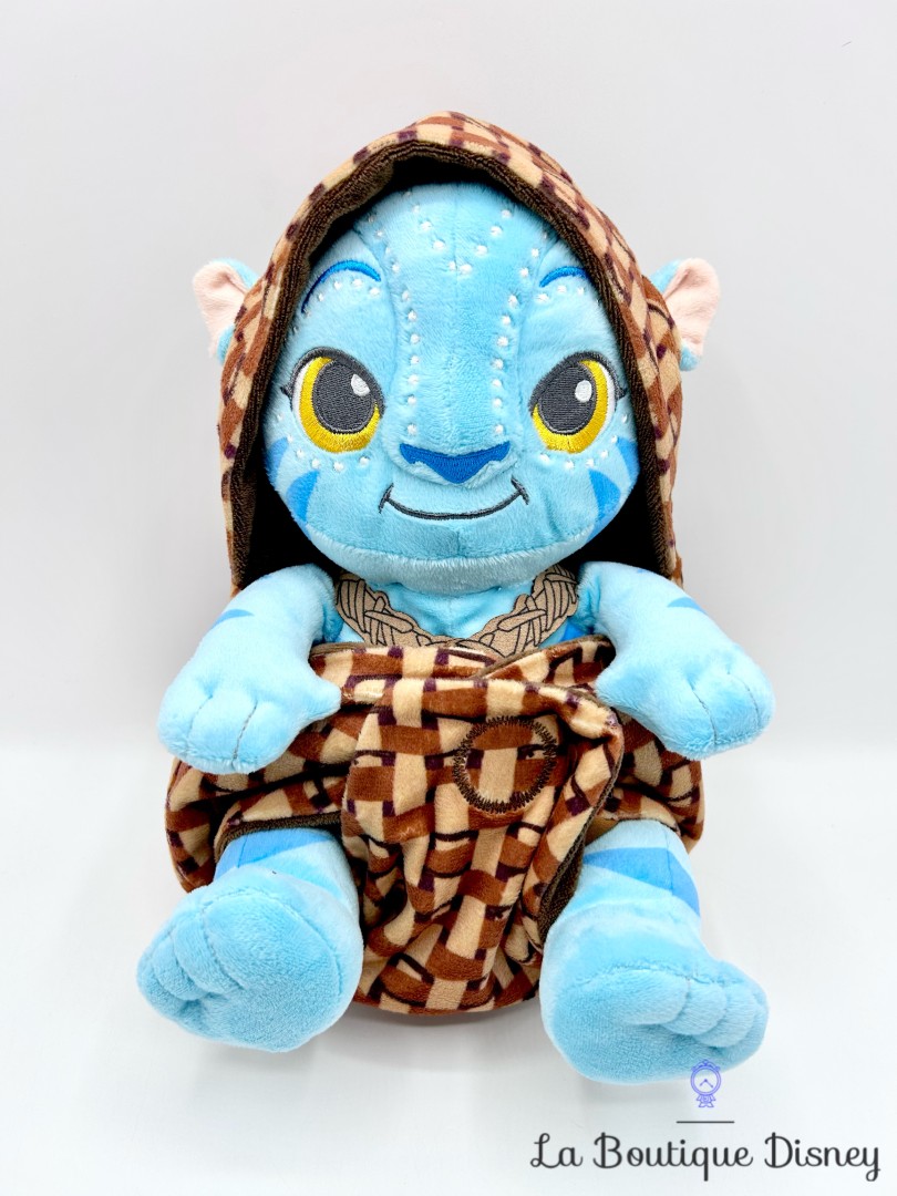 Peluche-Bébé-Navi-lange-Disney-Babies-Disney-Store-2023-Avatar-La-voie-de-eau-couverture-marron (6)