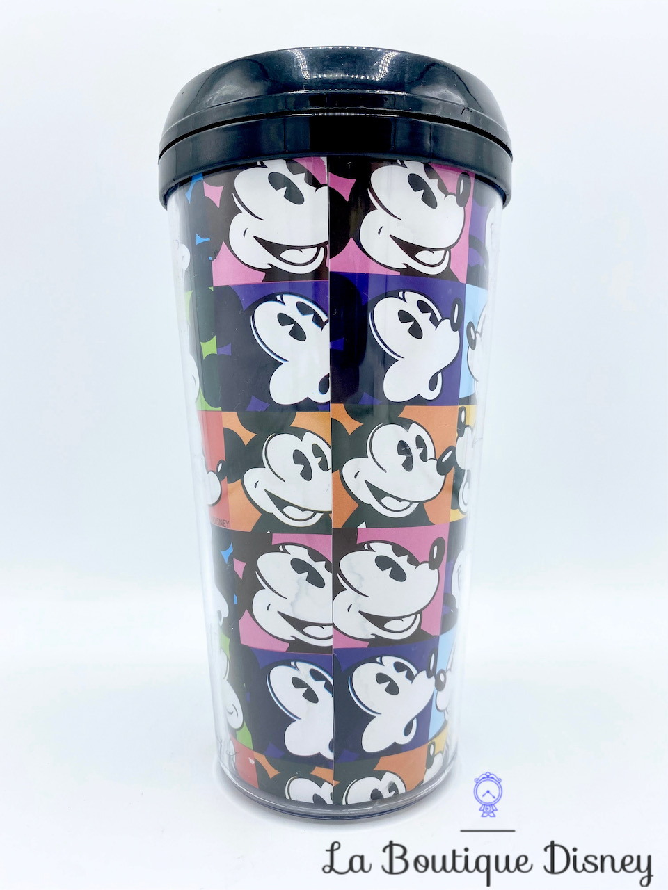 Thermos Mickey Mouse DisneyParks Disneyland Paris Disney mug voyage carré tête multicolore