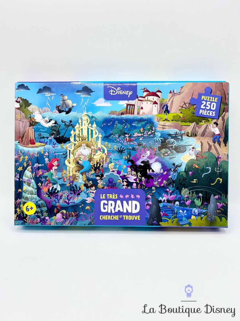 Puzzle-250-pièces-La-Petite-Sirène-Le-Très-Grand-Cherche-et-Trouve-Disney-Hachette (3)