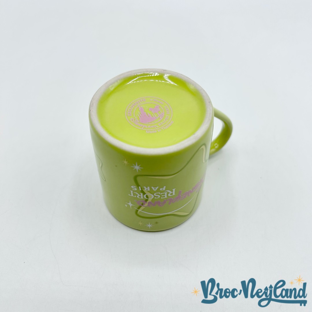 Tasse-expresso-Fée-Clochette-Portrait-Disneyland-Paris-mug-Disney-Peter-Pan-vert-soucoupe (1)