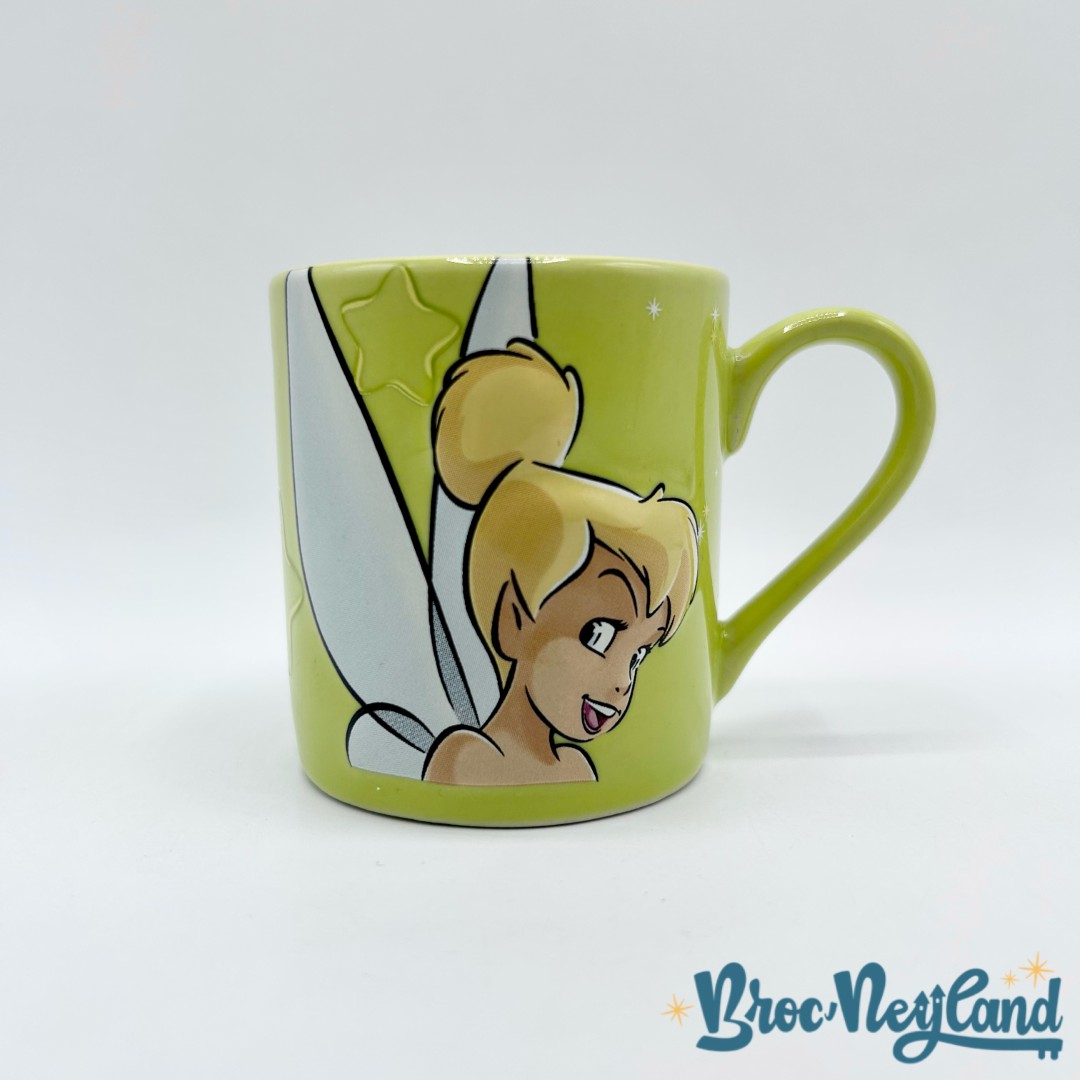 Tasse-expresso-Fée-Clochette-Portrait-Disneyland-Paris-mug-Disney-Peter-Pan-vert-soucoupe (5)