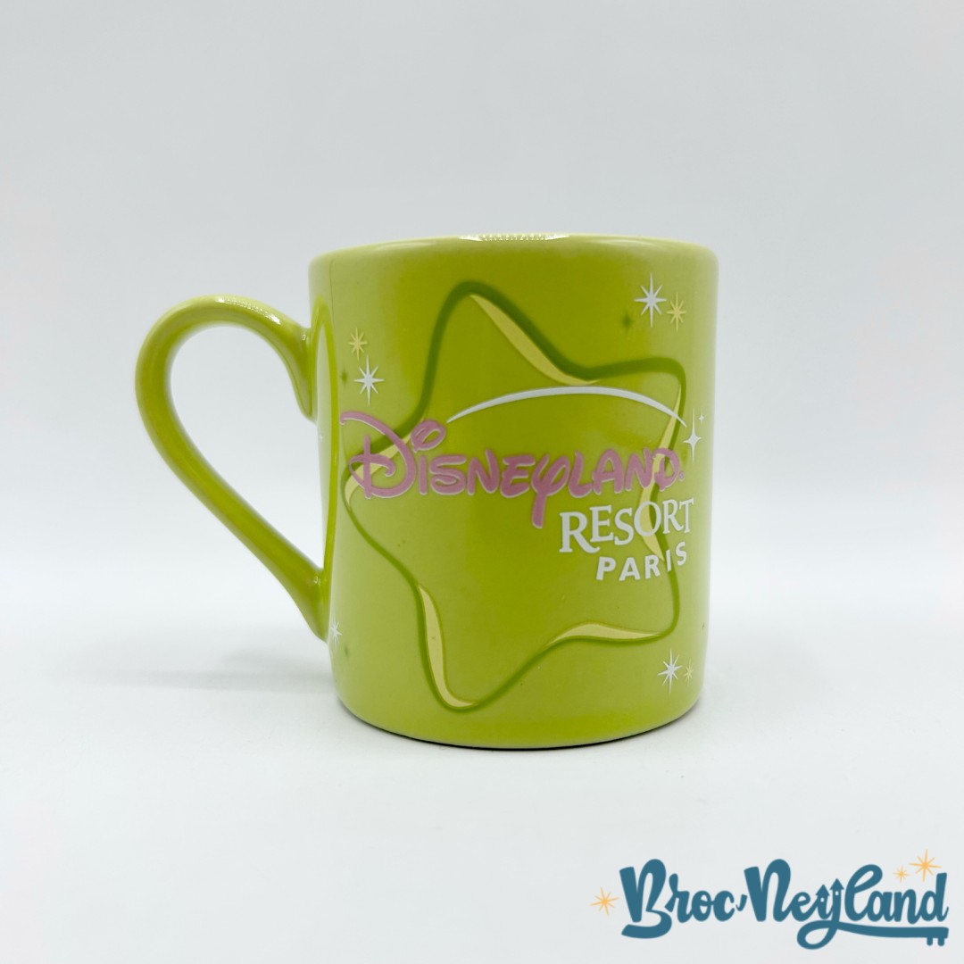 Tasse-expresso-Fée-Clochette-Portrait-Disneyland-Paris-mug-Disney-Peter-Pan-vert-soucoupe (4)