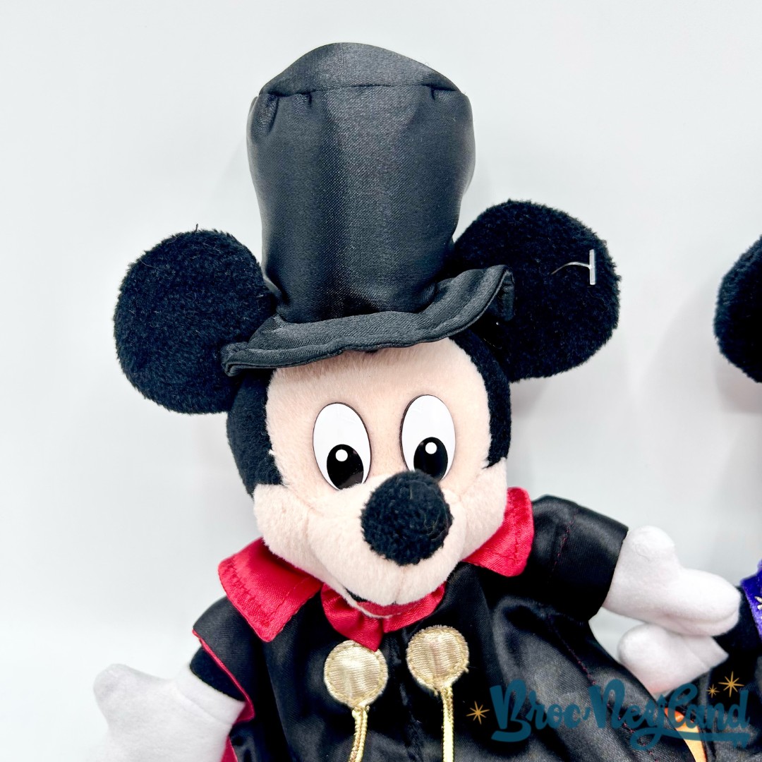 Peluches-Couple-Mickey-Minnie-Halloween-Disneyland-Paris-noir-orange-magicien-sorcière-30-cm (4)