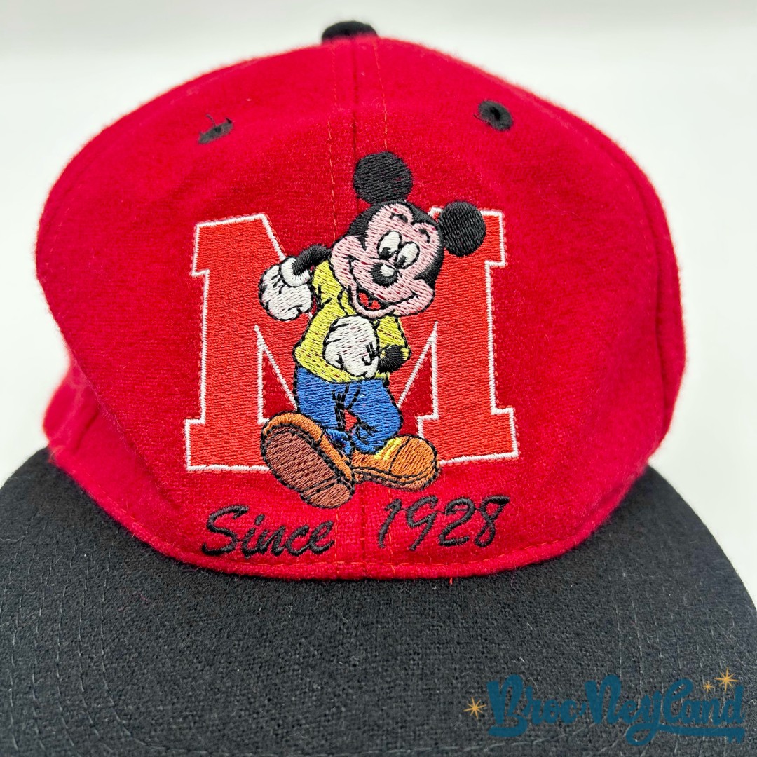 Casquette-Mickey-since-1928-Disneyland-Disney-chapeau-rouge (2)
