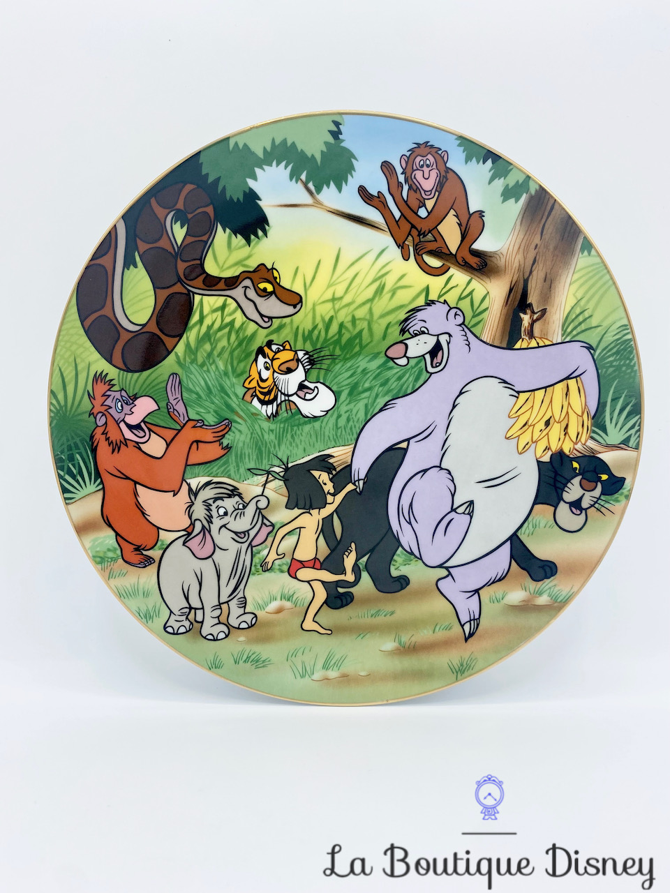 Assiette collection Le livre de la jungle 1967 Disney Cartoon Classics Kenleys Fine Porcelain Plates