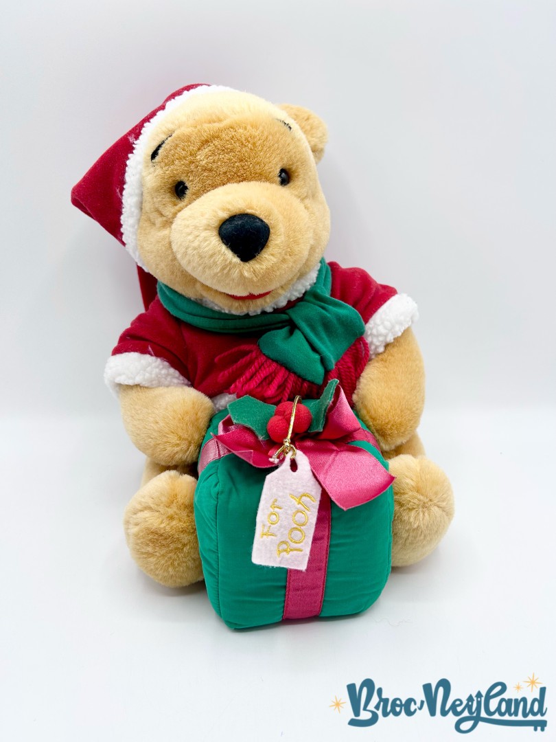 Peluche-Winnie-Ourson-Noël-Disney-Store-cadeau-For-Pooh-28-cm (3)